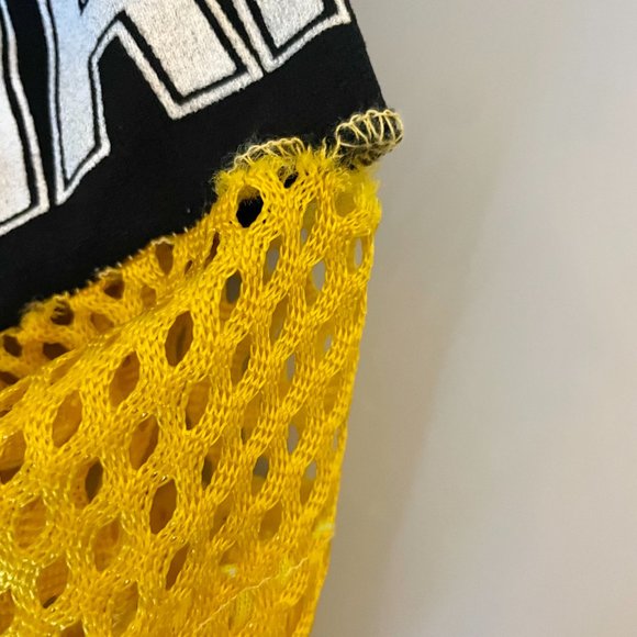 Rare Vintage '70s Yamaha Dirt Bike Race Jersey, Child's Large, Yellow and Black - Picture 5 of 5